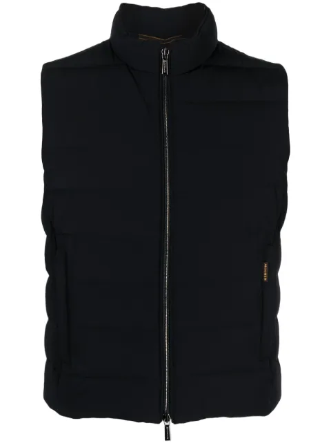 Moorer Oliver-KN padded gilet Blue MOUGL200004TEPA009