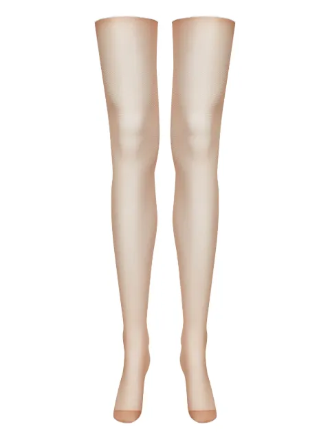 Maison Close contrast-lining stretch tights Neutrals 561786