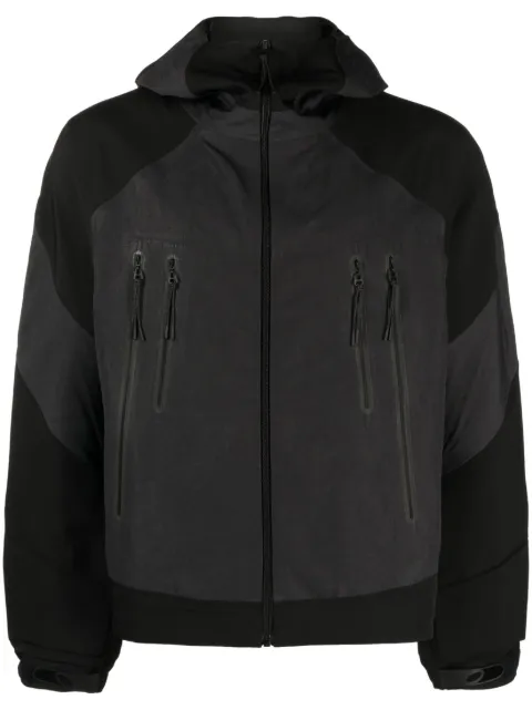 J.LAL Armour padded-panels ripstop jacket Black JBMW027FA24