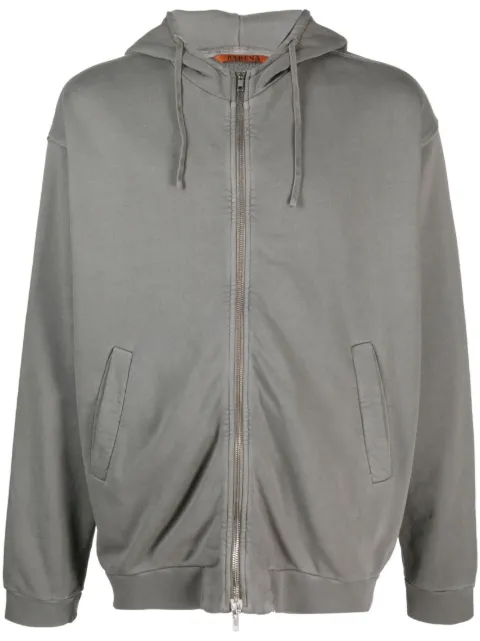 Barena zip-up cotton hoodie Grey MAU42572546