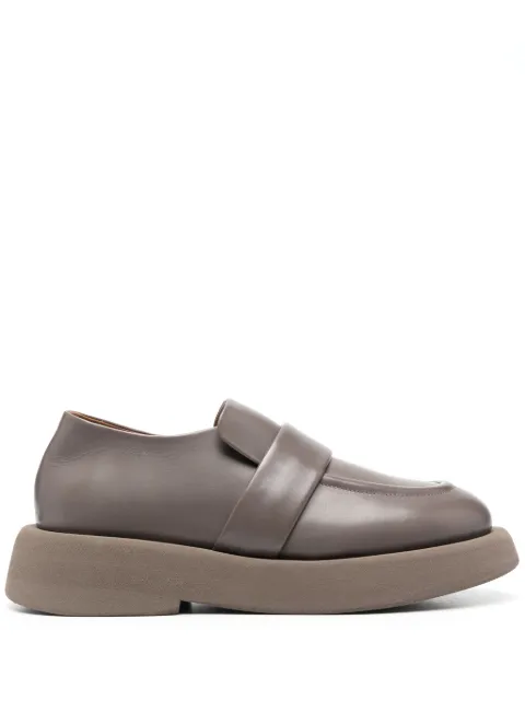 Marsèll slip-on leather loafers Grey MWG554118
