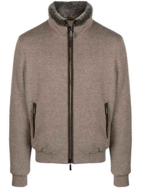 Moorer Bellati-MRW padded jacket Brown MOUBO100097TEPA203