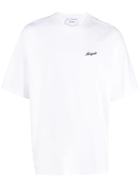 Axel Arigato logo-embroidered T-shirt White A1460003