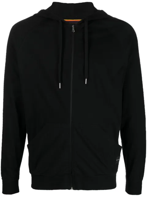 Paul Smith zip-up cotton hoodie Black M1A500MAU279B