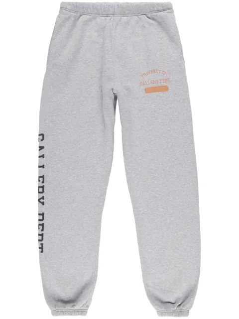 GALLERY DEPT. logo-print cotton track trousers Grey POS2120