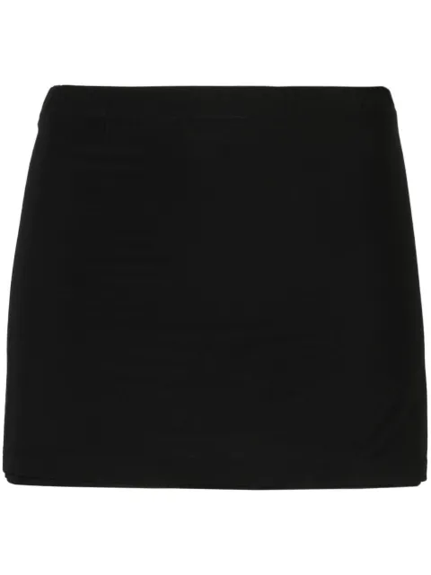 WARDROBE.NYC layered jersey miniskirt Black W2080R13JERSEYBLACK
