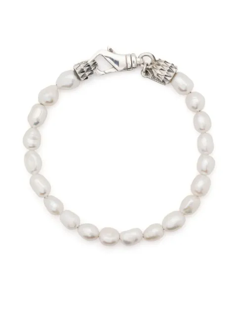 Emanuele Bicocchi Baroque-pearl sterling-silver bracelet Silver SFB2