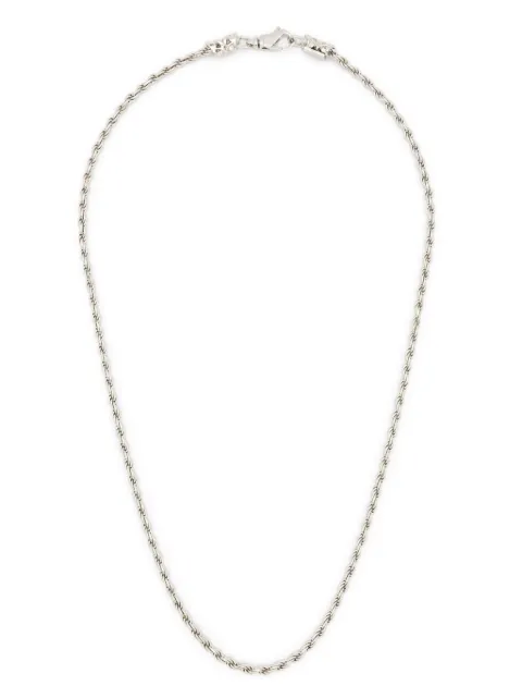 Emanuele Bicocchi Small Rope-chain necklace Silver SVKN2
