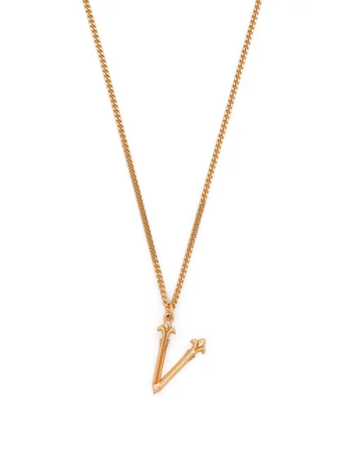 Emanuele Bicocchi statement-pendant polished-finish necklace Gold GINZV