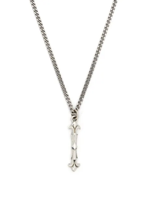 Emanuele Bicocchi Alphabet pendant necklace Silver INZI