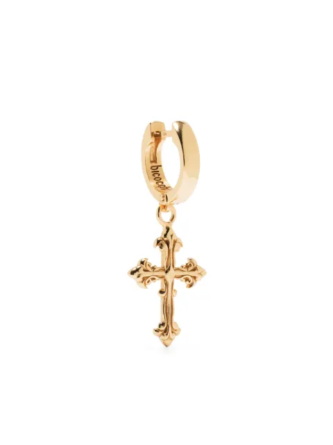 Emanuele Bicocchi Avelli cross-pendant earring Gold SFCE1G