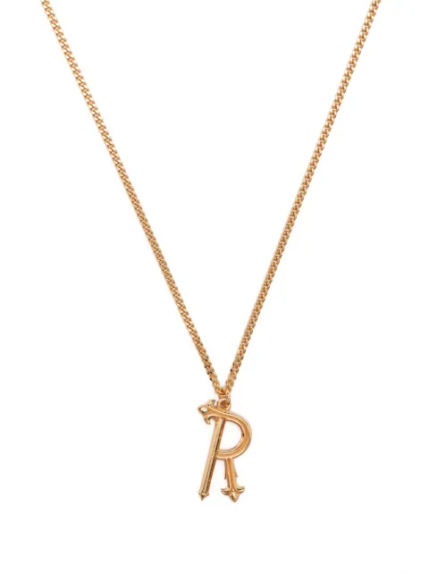Emanuele Bicocchi statement-pendant polished-finish necklace Gold GINZR