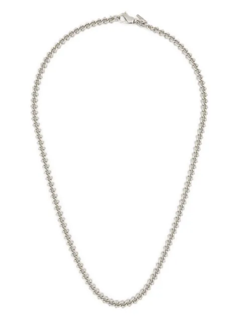 Emanuele Bicocchi knot chain necklace Silver SKNN1