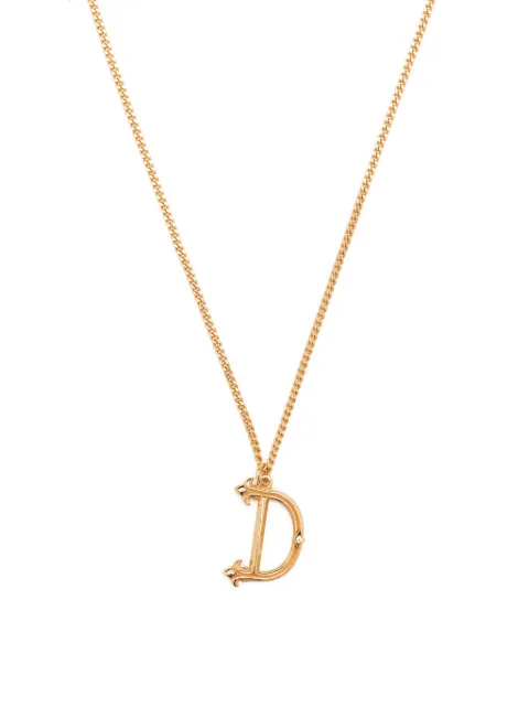 Emanuele Bicocchi D alphabet-pendant necklace Gold GINZD