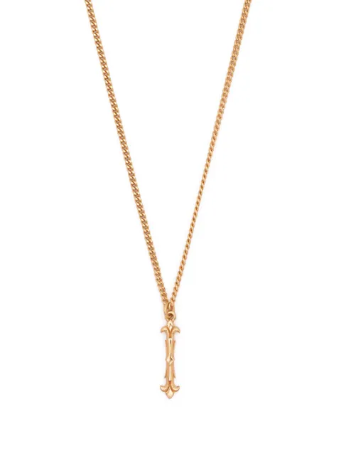 Emanuele Bicocchi I letter-pendant chain necklace Gold GINZI