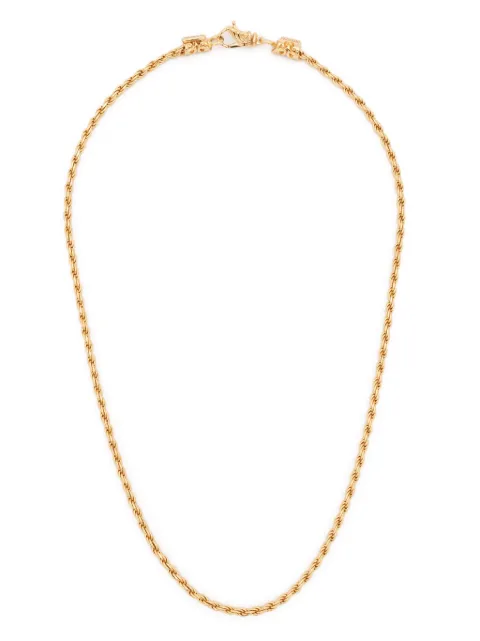 Emanuele Bicocchi small gold rope chain necklace Gold SVKN2G