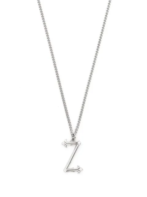 Emanuele Bicocchi Alphabet pendant necklace Silver INZZ