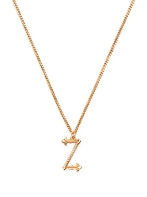 Emanuele Bicocchi Z letter pendant necklace Gold GINZZ