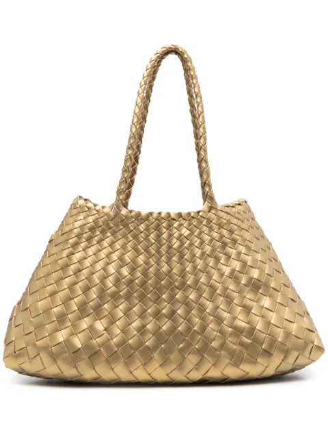DRAGON DIFFUSION Santa Croce leather tote bag Gold 8892
