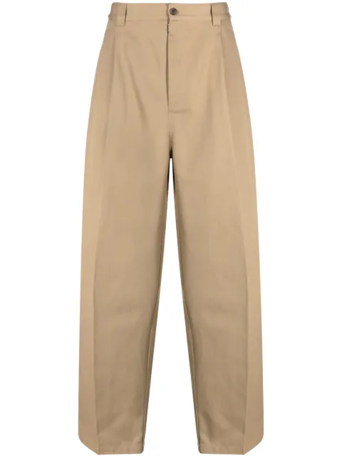 Maison Margiela x Pendleton yoke-checked trousers Brown S67KA0046S54042