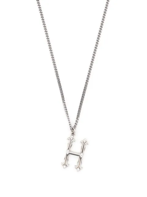Emanuele Bicocchi statement-pendant polished-finish necklace Silver INZH