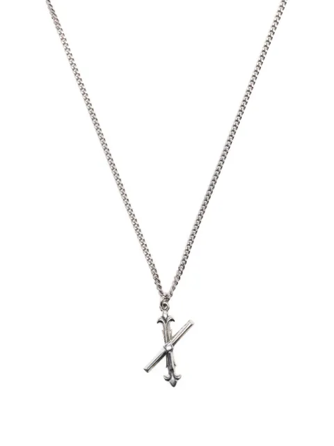Emanuele Bicocchi Alphabet pendant necklace Silver INZX