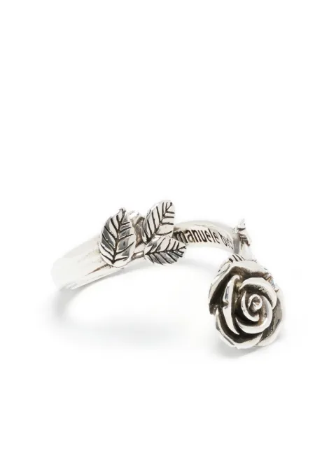 Emanuele Bicocchi Wild Rose Spiral ring Silver RSA3