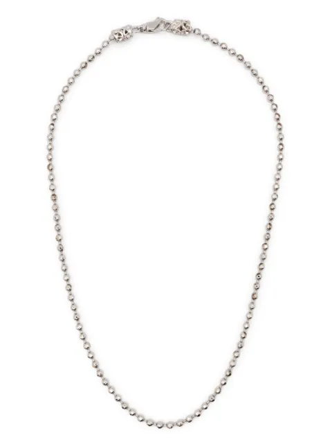 Emanuele Bicocchi Small Beaded necklace Silver SRLN01