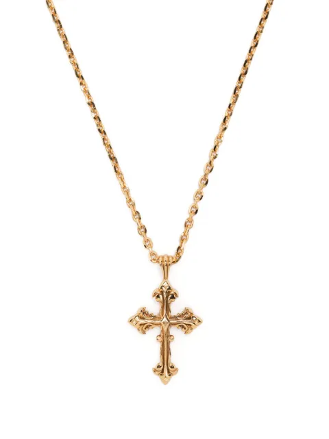 Emanuele Bicocchi cross pendant necklace Gold SFCN3G