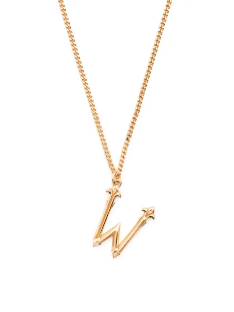 Emanuele Bicocchi statement-pendant polished-finish necklace Gold GINZW