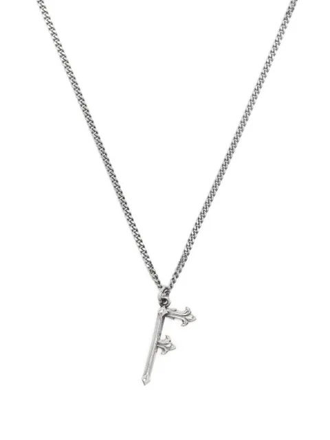 Emanuele Bicocchi Alphabet pendant necklace Silver INZF