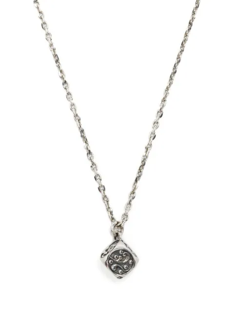 Emanuele Bicocchi arabesque dice pendant necklace Silver DCP3