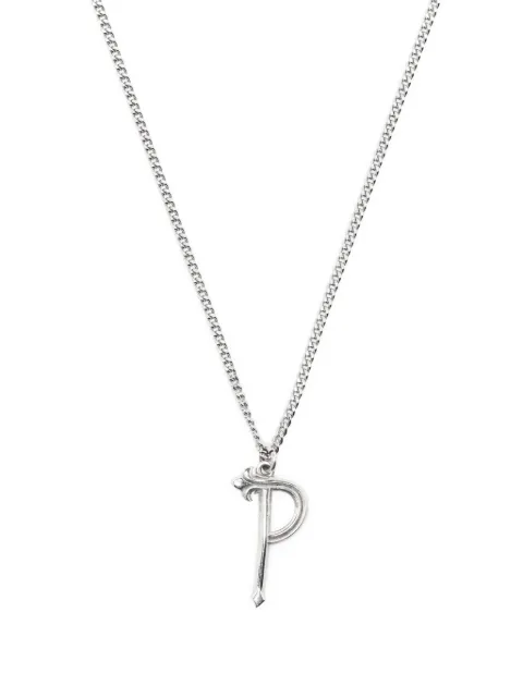 Emanuele Bicocchi Alphabet pendant necklace Silver INZP