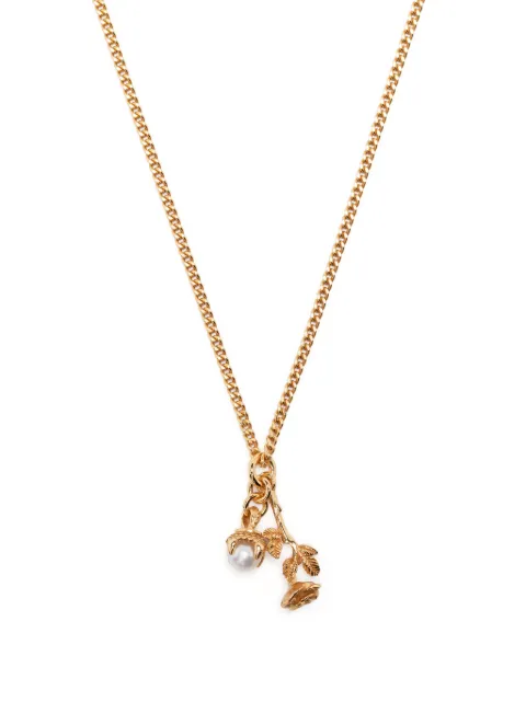 Emanuele Bicocchi statement-pendant polished-finish necklace Gold RSPP6G