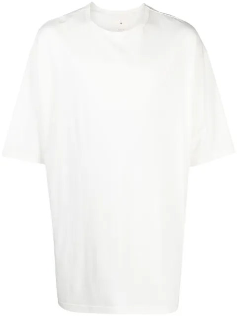 Y-3 logo-patch cotton T-shirt White IP7710
