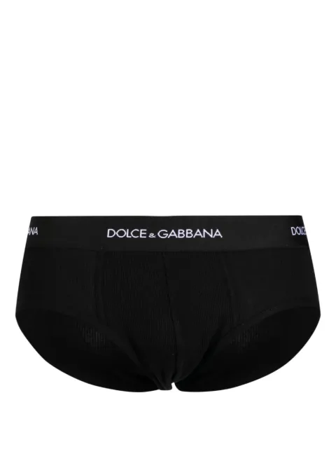 Dolce & Gabbana logo-waistband briefs Black M3C21JONN96