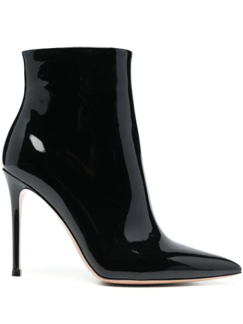 Gianvito Rossi 110mm patent leather boots Black G0561915RICVER