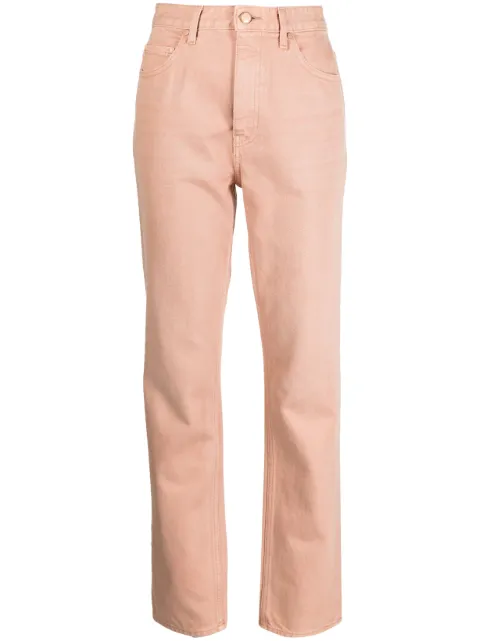 Ulla Johnson mid-rise straight-leg jeans Pink UJ990471