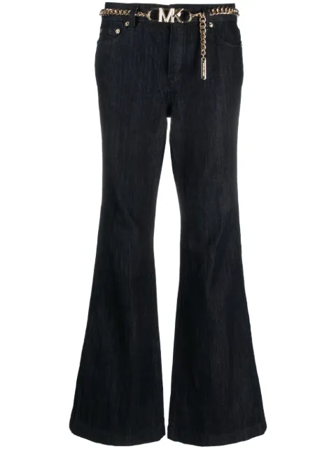 Michael Michael Kors mid-rise flared jeans Blue MS39041M24