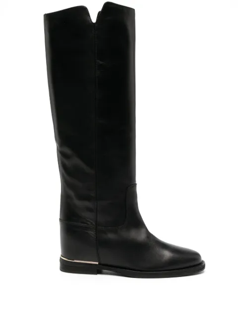 Via Roma 15 Stivale knee-length boots Black 3604