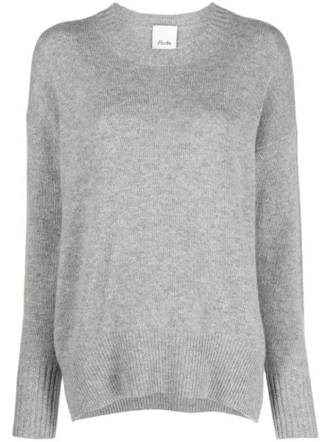 Allude drop-shoulder cashmere jumper Grey 23511151