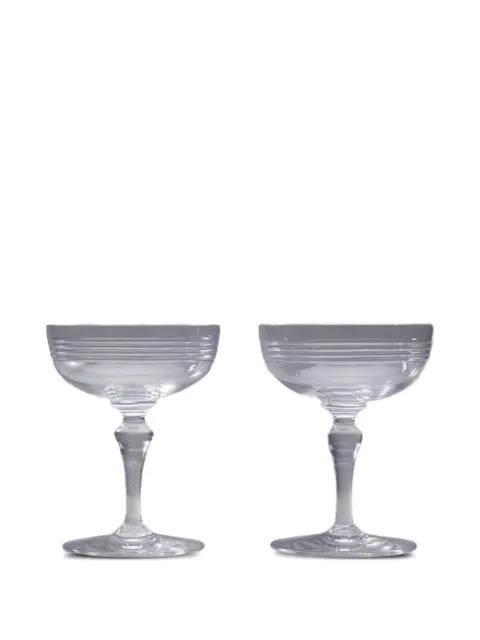 Thom Browne ribbed coupe (set of two) White UXU063AT0358