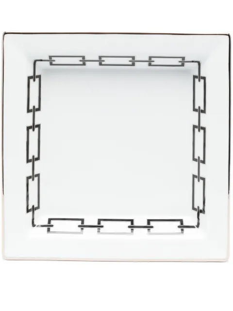 GINORI 1735 square-shape ceramic tray White 017RG02FG683601255