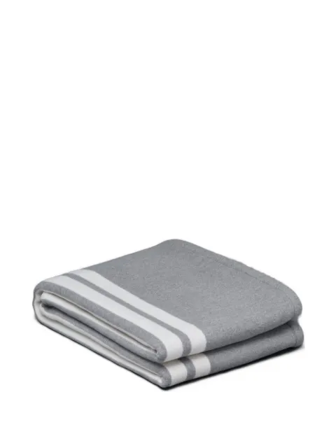 Thom Browne virgin wool-cashmere throw Grey UXU074AF0485