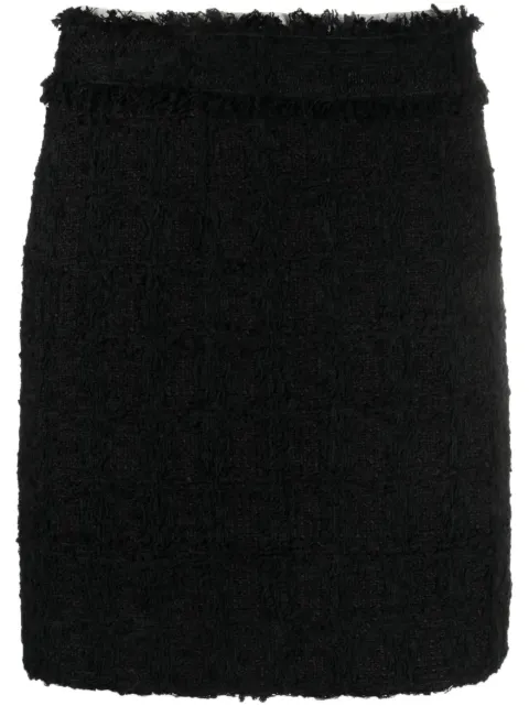 Dolce & Gabbana tweed high-waist skirt Black F4CK2THUMJK