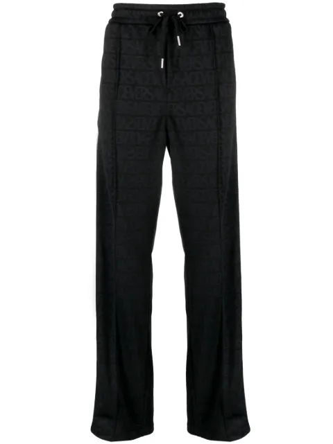 Versace Versace Allover pattern track pants Black 10106861A07748
