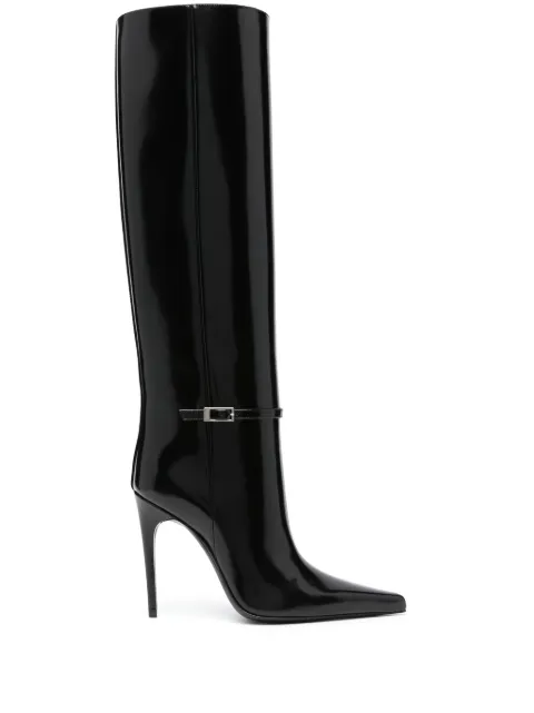 Saint Laurent Vendome 110mm buckled boots Black 755190AAAPI