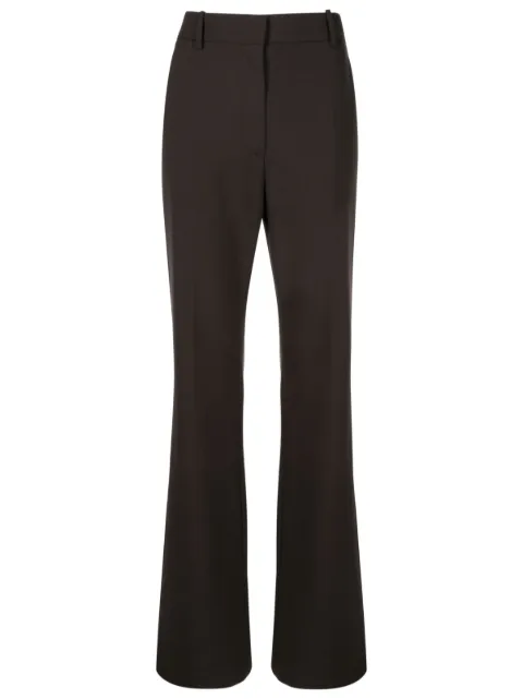Valentino Garavani high-waisted flared trousers Brown BRB52074B