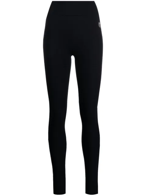 We Norwegians high-waisted ski leggings Blue 1743
