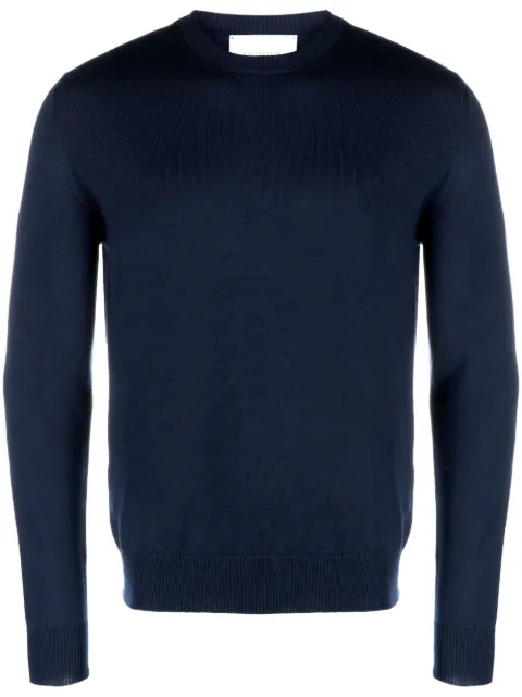 Ballantyne crew-neck fine-knit jumper Blue B2P00012WD1